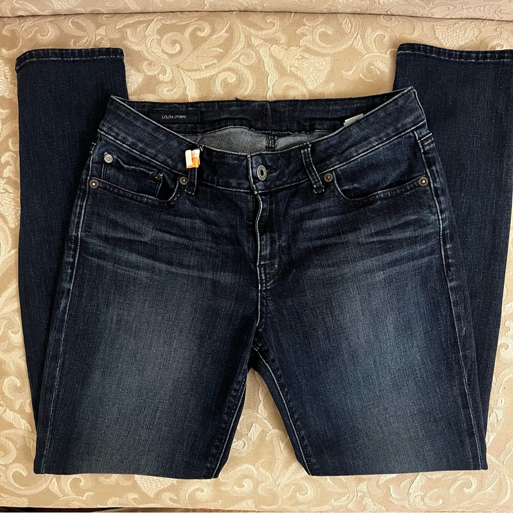 ❤️SOLD❤️ Lucky Brand Lolita Skinny Jeans in Deep Indigo - Picture 3 of 7